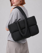 Vyla Structured Boxy Shoulder Tote Bag