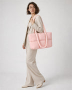 Vyla Structured Boxy Shoulder Tote Bag