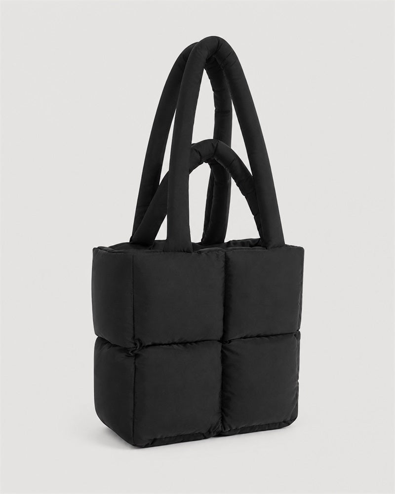 Vyla Structured Boxy Shoulder Tote Bag