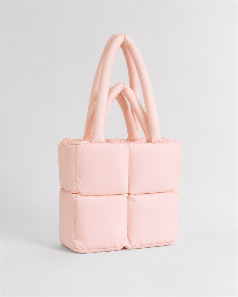 Vyla Structured Boxy Shoulder Tote Bag