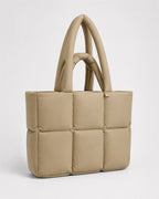 Vyla Structured Boxy Shoulder Tote Bag