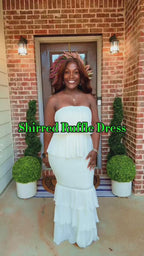 Vyla™ Strapless Smocked Tiered Ruffle Maxi Dress