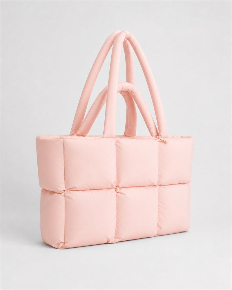 Vyla Structured Boxy Shoulder Tote Bag