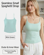 Vyla™ Ruched Built-In Bra Cami Top