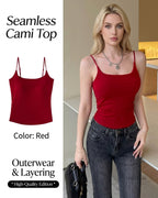 Vyla™ Ruched Built-In Bra Cami Top