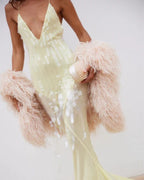 Vyla™ Sequin Sheer Mermaid Evening Gown