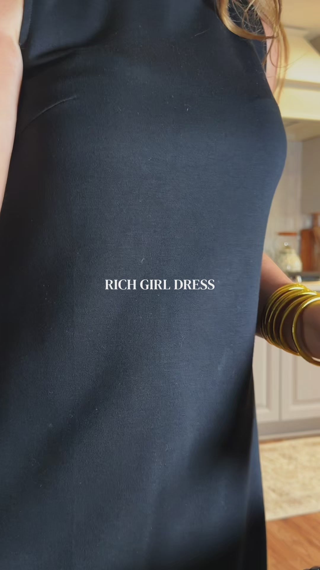Vyla™ Sleeveless Crew Neck Side Slit Mini Dress