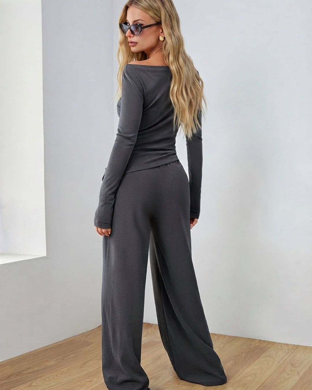 Vyla™ Soft Knit Wide-Leg Pants Set