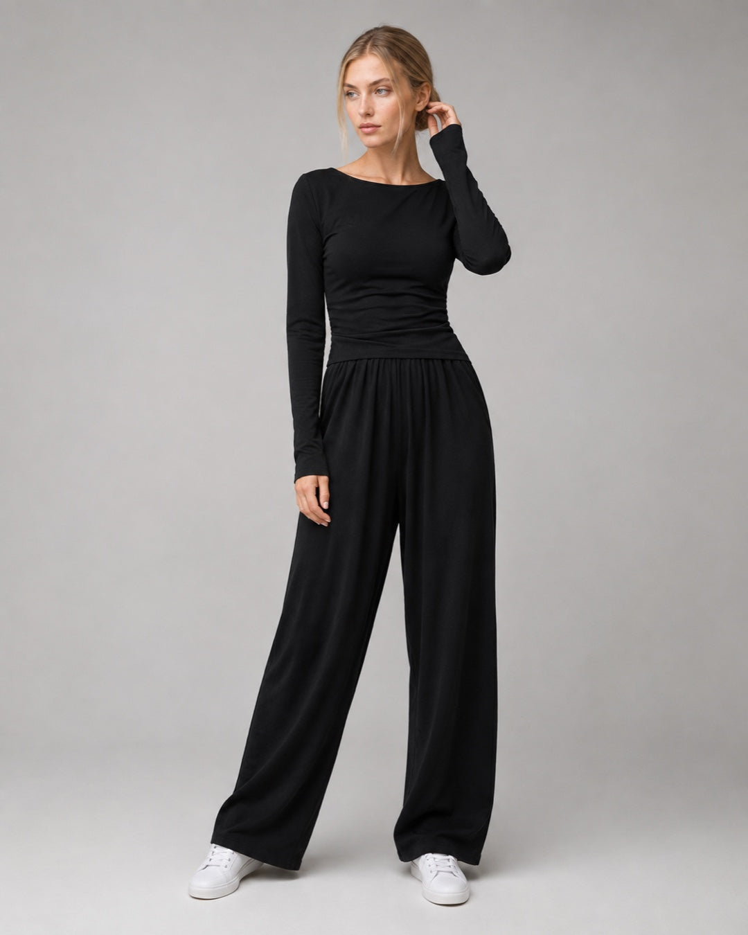 Vyla™ Soft Knit Wide-Leg Pants Set