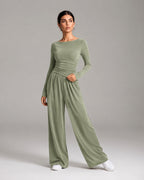 Vyla™ Soft Knit Wide-Leg Pants Set