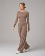 Vyla™ Soft Knit Wide-Leg Pants Set
