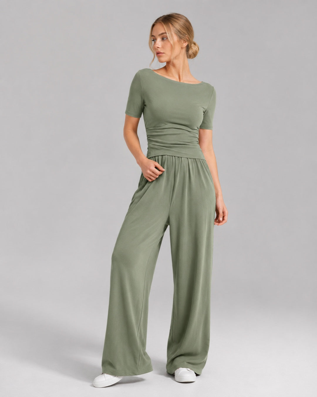 Vyla™ Soft Knit Wide-Leg Pants Set