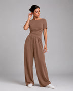 Vyla™ Soft Knit Wide-Leg Pants Set