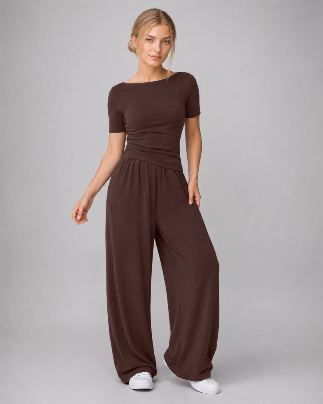 Vyla™ Soft Knit Wide-Leg Pants Set