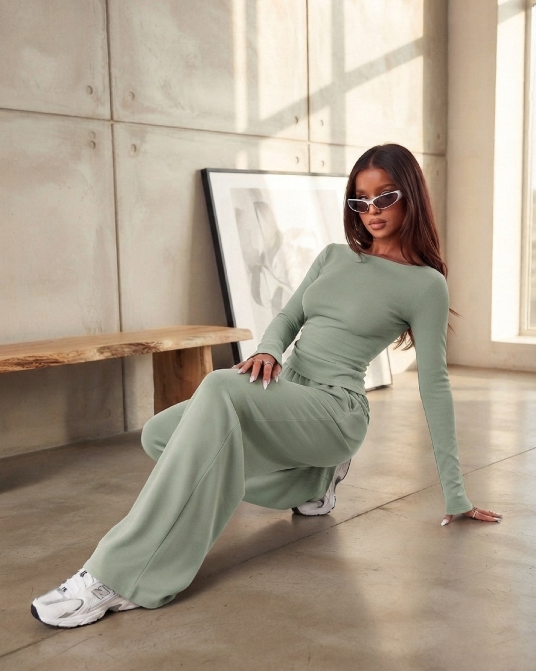 Vyla™ Soft Knit Wide-Leg Pants Set