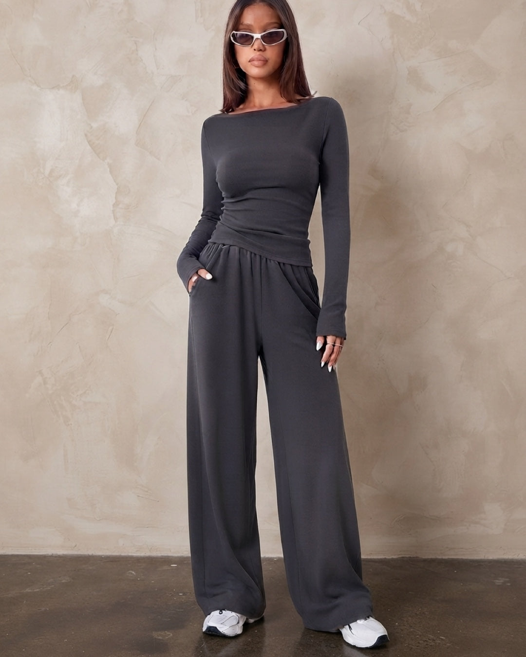 Vyla™ Soft Knit Wide-Leg Pants Set