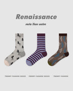 Vyla™ Chic Breathable Mesh Crew Socks (3 Pairs)