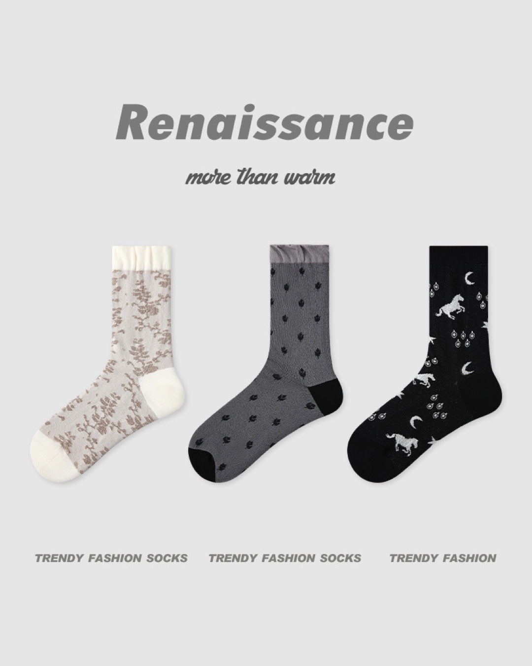 Vyla™ Chic Breathable Mesh Crew Socks (3 Pairs)