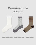 Vyla™ Chic Breathable Mesh Crew Socks (3 Pairs)