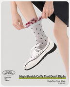 Vyla™ Chic Breathable Mesh Crew Socks (3 Pairs)