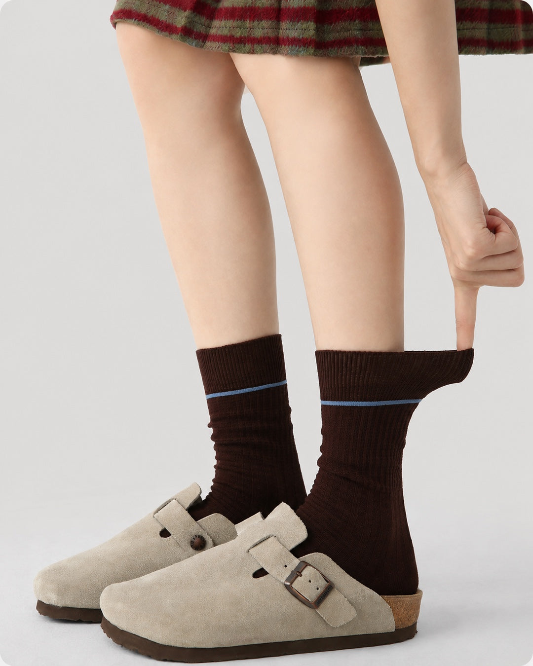 Vyla™ Colorblock Striped Polka Dot Princess Crew Socks (3 Pairs)