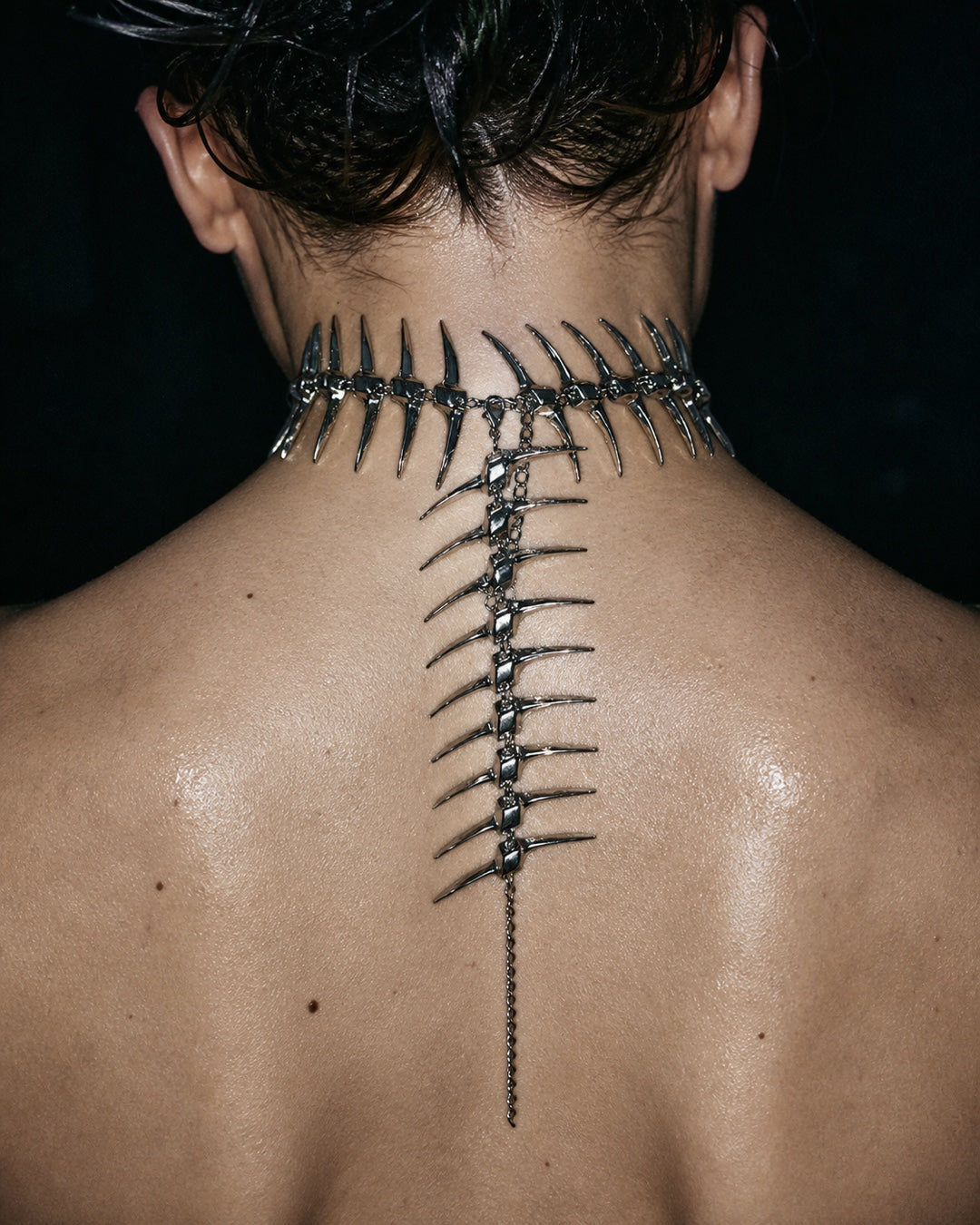 Vyla™ Punk Spike Fishbone Chain