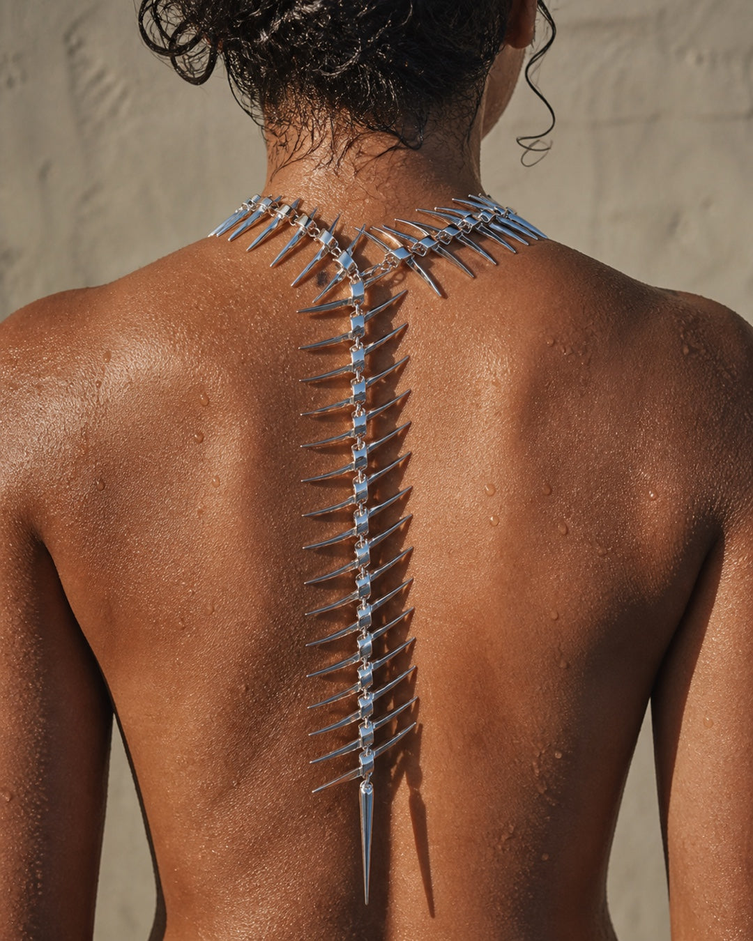 Vyla™ Punk Spike Fishbone Chain