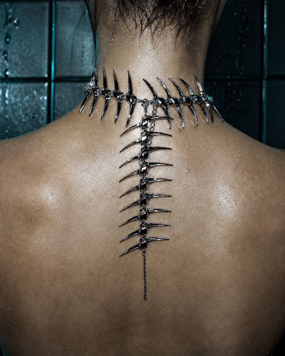 Vyla™ Punk Spike Fishbone Chain