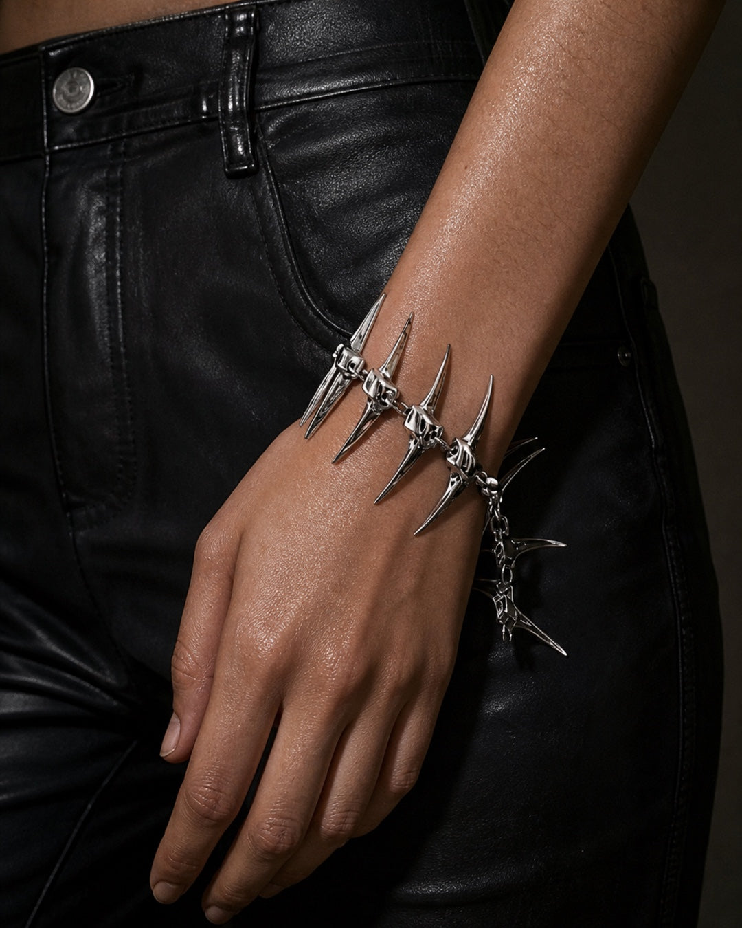 Vyla™ Punk Spike Fishbone Chain