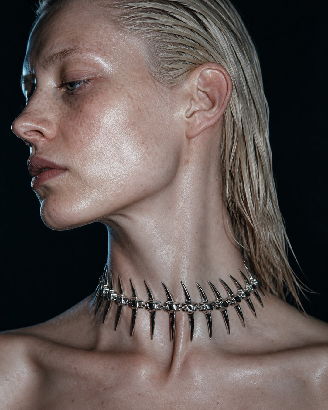 Vyla™ Punk Spike Fishbone Chain