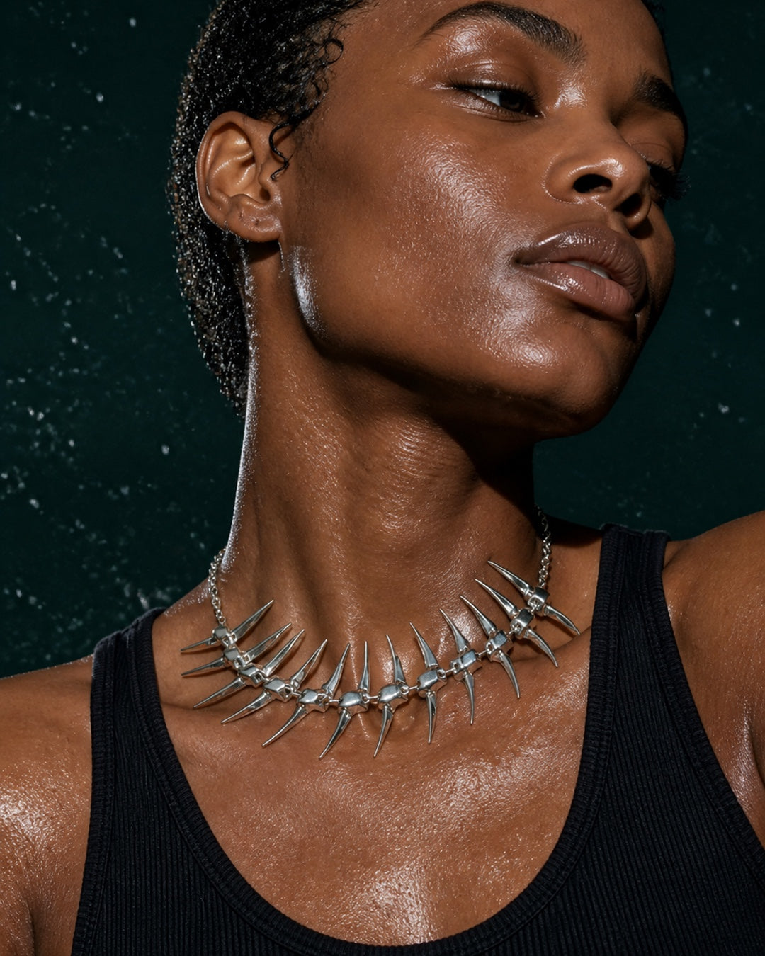 Vyla™ Punk Spike Fishbone Chain