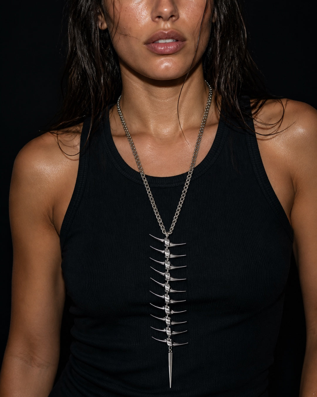 Vyla™ Punk Spike Fishbone Chain