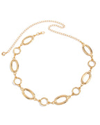 Vyla™ Hollow Circular Geometric Waist Chain
