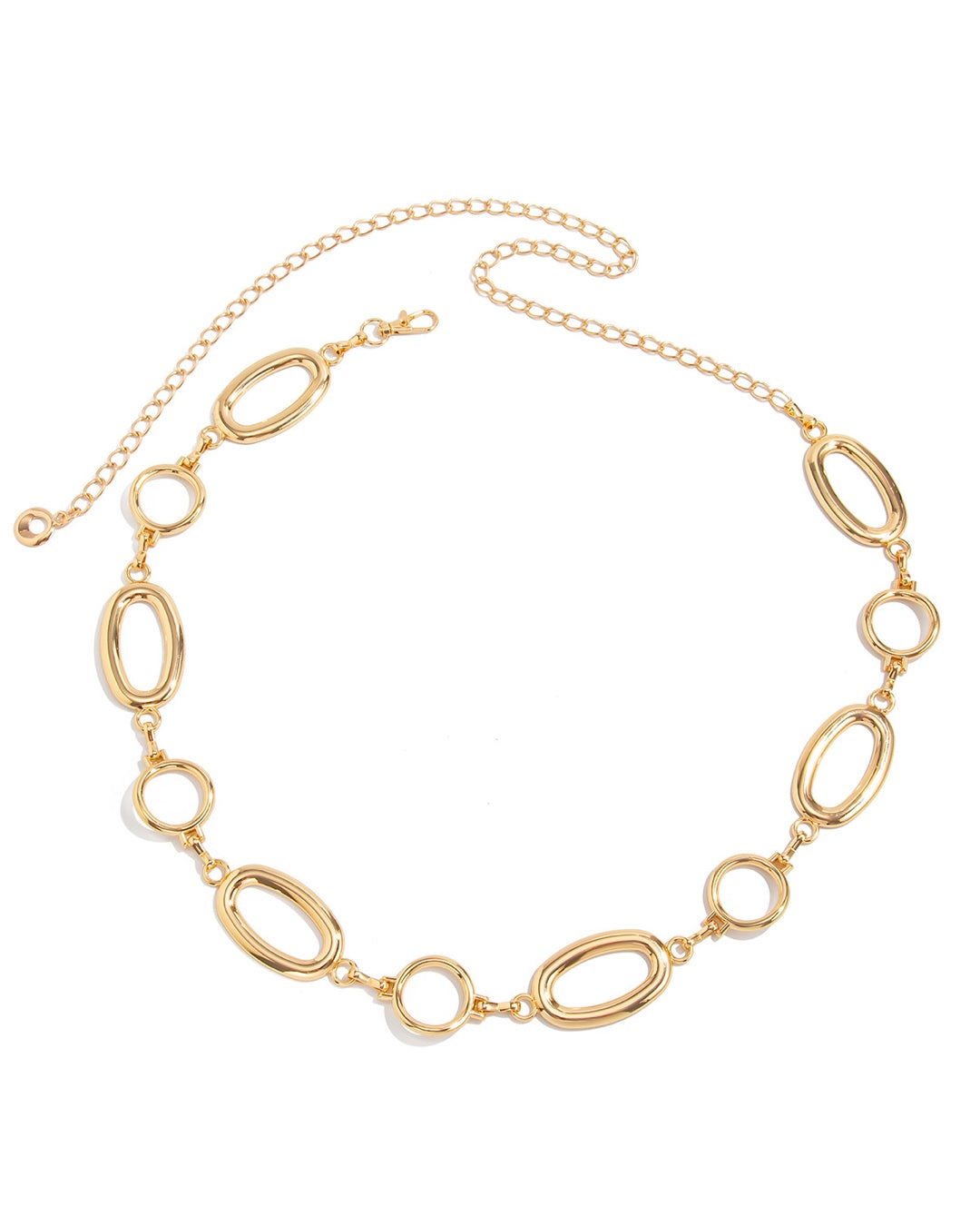 Vyla™ Hollow Circular Geometric Waist Chain