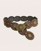 Vyla™ Vintage Western Oval Cutout Belt