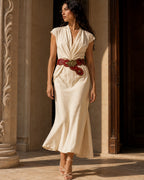 Vyla™ Vintage Western Oval Cutout Belt