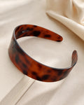 Aloveta™ French Retro Tortoiseshell Wide Acetate Headband