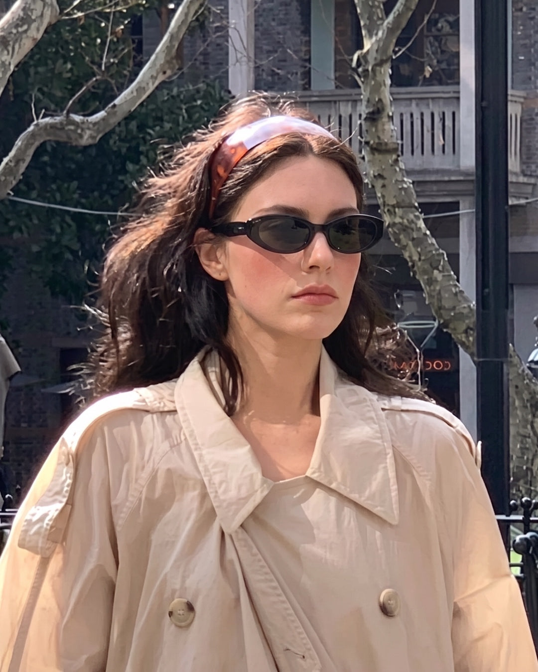 Vyla™ French Retro Tortoiseshell Wide Acetate Headband