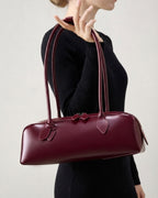 Aloveta™ Premium Leather Baguette Shoulder Bag