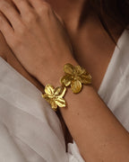Vyla™ Wavy Open Cuff Metal Alloy Bangle
