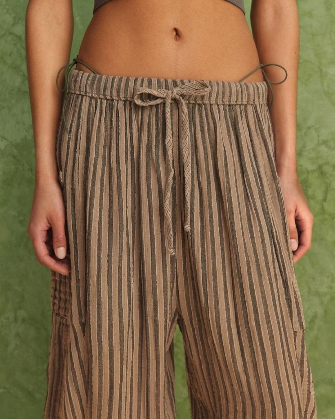 Vyla™ Casual Loose Fit Stripes Pants