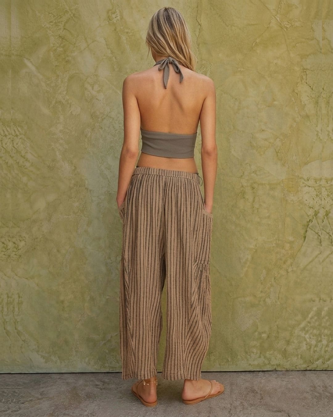 Vyla™ Casual Loose Fit Stripes Pants
