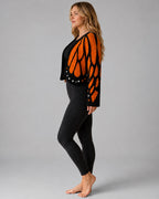 Vyla™ Butterfly-Wing Open-Front Knit Cardigan