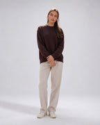 Vyla™ Oversized Crew Neck Knit Pullover Sweater
