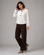 Vyla™ Button-Up Drawstring Hoodie