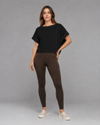 Vyla™ Relaxed Drop Shoulder Cutout Cross-Back T-Shirt