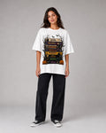 Vyla™Halloween Vintage Book Stack Graphic T-Shirt