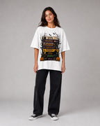 Vyla™Halloween Vintage Book Stack Graphic T-Shirt