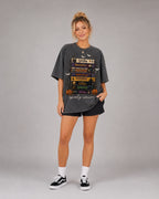 Vyla™Halloween Vintage Book Stack Graphic T-Shirt