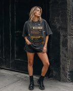 Vyla™Halloween Vintage Book Stack Graphic T-Shirt